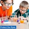 2 Pairs Safety Glasses Side Shields,Fits Medium to Large Eyeglasses Clear