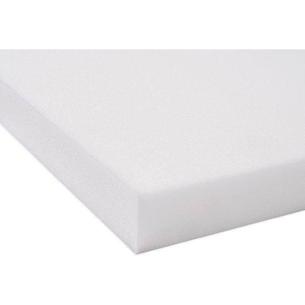 4everPrime WHITE Upholstery Foam Sheet | FIRM Premium Quality High-Density | Cut to any Size | for Sofa Cushions Seat Pads Stool Chair (20x20 inch, 2 inch thick - White FIRM)