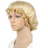 LSHARON 100% Mulberry Silk Nightcap Sleepcap Lace Sleeping Hat (White)