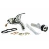Single Handle Chrome Bathroom Vanity Sink Faucet with Brass Pop Up Solid Lever