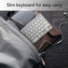 FLY WAY Bluetooth 3.0 Keyboard, Portable Wireless Keypad,Universal Slim Bluetooth Keyboard for iOS, Android, Windows and Other Bluetooth Devices（German）