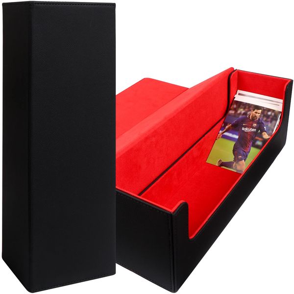 1 Pc Card Toploader Storage Trading Cards Holding Box for 400+ Cards Top Loader Storage Boxes for Magic Cards Baseball Cards Trading Cards Card Sleeve Top Loader Collector Case Organizer Containers