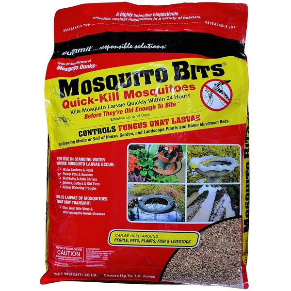 Summit Mosquito Bits Organic Mosquito Control 20lbs.   1191