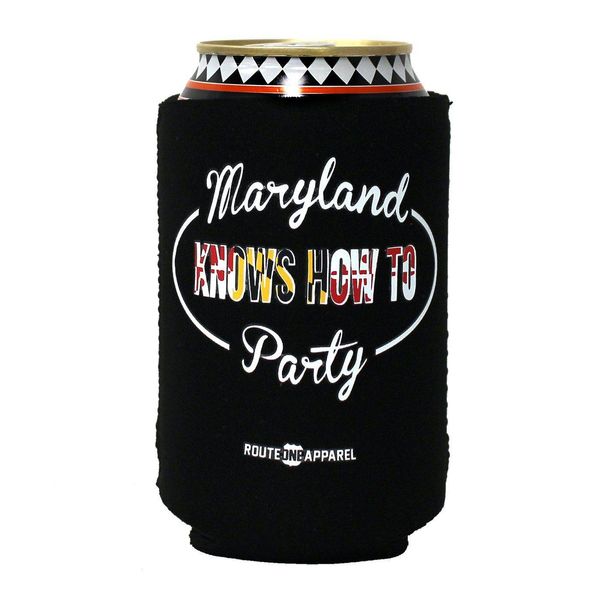 Maryland Knows How to Party / Can Cooler - Black / 1