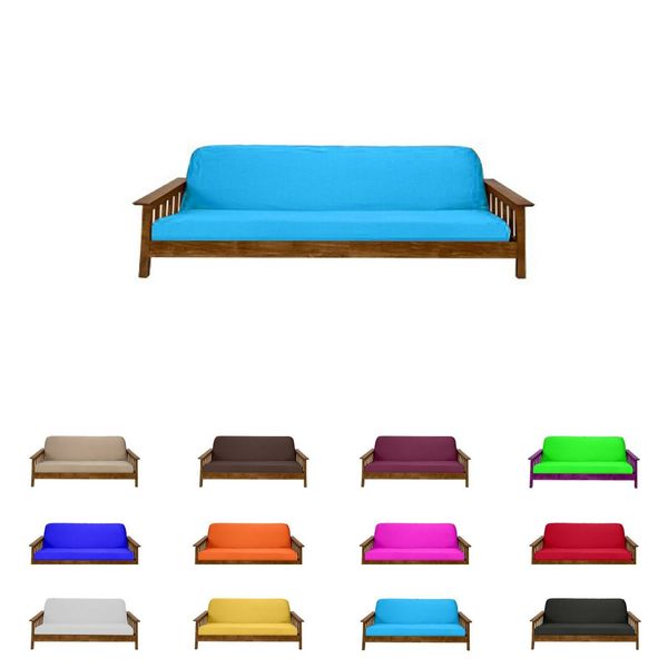 Futon Mattress Covers, Slipcovers, Bed Covering Protector, Twin Size Turquoise