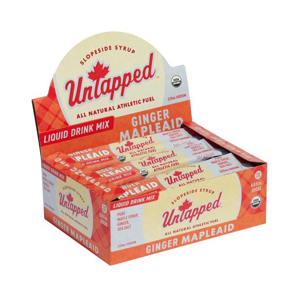 UnTapped Liquid Ginger Mapleaid - Individually Packaged - Box of 20