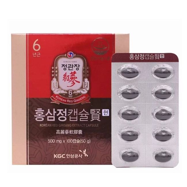 Cheong Kwan Jang Korean Red Ginseng Extract Capsule 100 Tablet