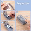 Fullicon V-Shape Pill Holder & Splitter for Small Pills & Tablets, All Shapes, Two Large Boxes Included