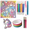 Unicorn Magic Activity Kit - Fantasy Themed Coloring Book