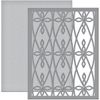 Spellbinders Card Creator Roman Trellis Die, Metal, Brown