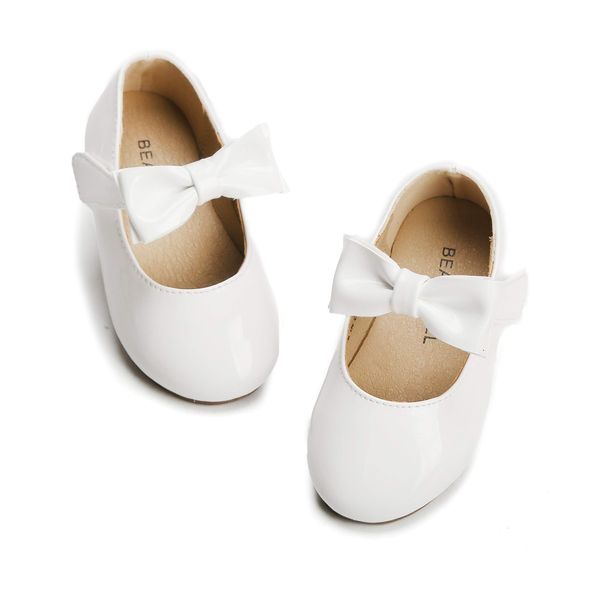 Felix & Flora Girls Dress Shoes - Mary Jane Ballet Flats Party Wedding School Size 5 Toddler