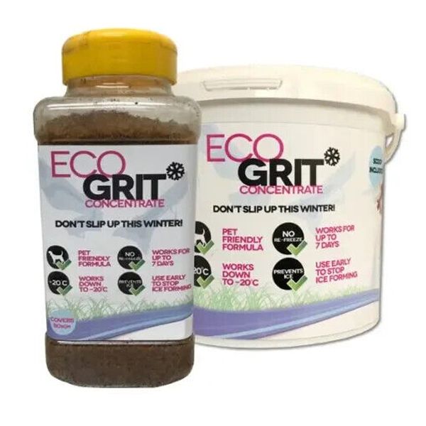 EcoGrit Concentrate Pet Friendly De Icer / Ice Melt 1.2kg Shaker & 5kg & Scoop