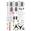 #8 Chaparral Can Am 1/18th Scale Waterslide Decals
