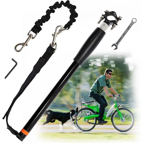 Fanwer Hands Free Dog Bicycle Exerciser Leash Hands Free Bicycle Dog Leash