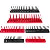 6pc Socket Organizer Tray Set for SAE and Metric Toolbox Storage Solutions