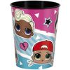 Unique 23797 Large Plastic Cup-473 ml- LOL Surprise Party, Multicolour