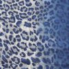 Basic Sense Luxurious Two Tone Leopard Print Reversible Long Scarf Wrap Shawl, Blue