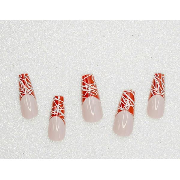 EBIN NEW YORK 3D Nail 3D Chic - Long (24 Nails Pack)-N3DLW004