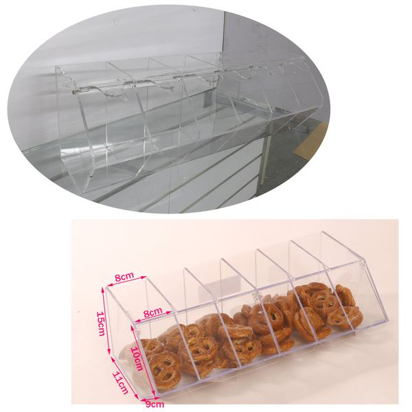 NEW PICK N MIX SWEET ACRYLIC DISPENSER DISPLAY STACKING BIN HOLDER (SMALL)