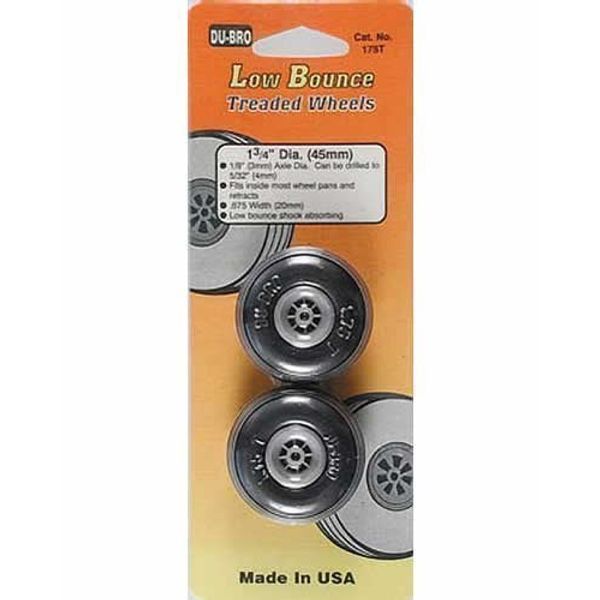 DuBro 1-3/4" Treaded Wheels