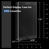 2x Box Protector Sleeves for Premium VHS Cassette Tape Protective Plastic Case