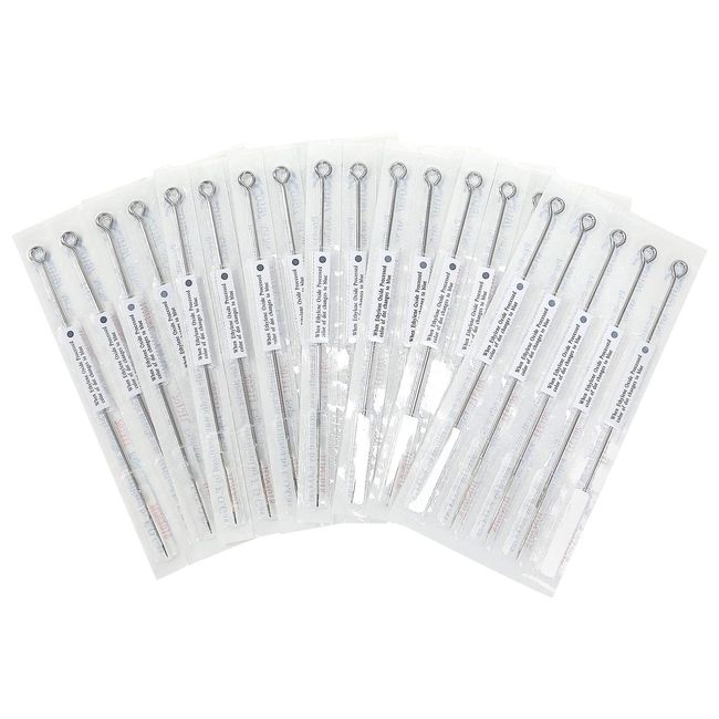 ACE Needles Tattoo Needles Kit 50 Mixed Assorted Sterile Tattoo Needles 6 Sizes - Round Liner 1 3 5 7 9 11 RL