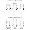 Replacement Leg Tips Rubber Cap Black/SACCS – B set of 4 Set