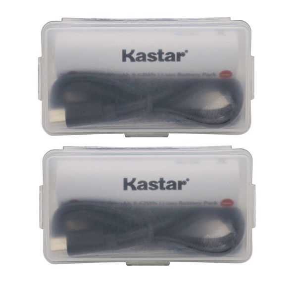 Kastar Battery 2-Pack Replacement for Nitecore Li-Ion Battery with Micro-USB NL1826R