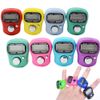 Stonges 5 Digit Electronic Resettable Finger Counter LCD Display (Assorted Colors)