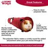 Living World Pet Tunnel, Red/Grey
