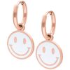 Wildcat Little White Smiley Hoops Roségold onesize