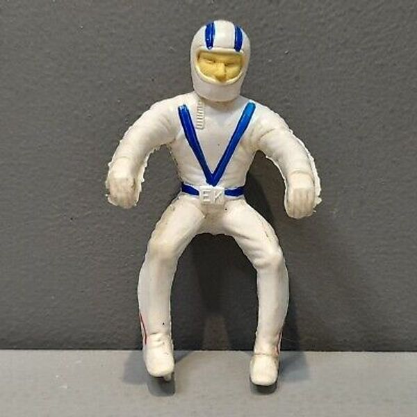 Vintage Toy Motorcycle Rider Motorbike Figure Racer Stuntman