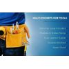 Leather Tool Belt 11 Pockets with Quick Release Buckle Carpenter Construction