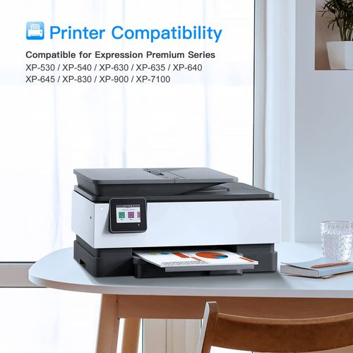 LxTek 33XL Compatible Replacement for Epson 33 XL Ink Cartridges for Epson Expression Premium XP-640 XP-530 XP-900 XP-540 XP-7100 XP-830 XP-630 XP-645 (5 Pack)