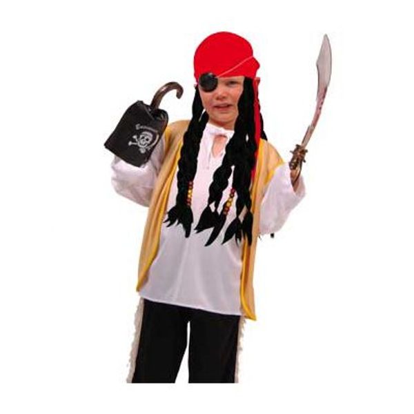 Child Wig Pirate wig with scarf for children