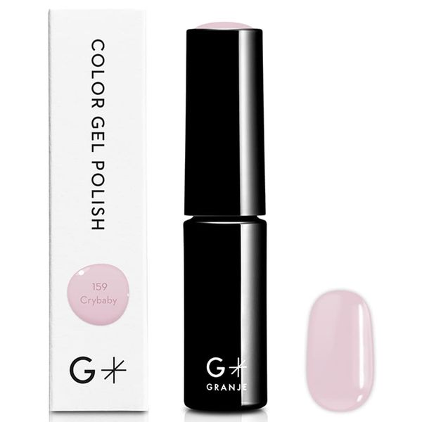 GRANJE 159 Cry Baby Color Gel Polish for Office Nails, Color for Gel Nails, Single Item, Light Pink, Sheer