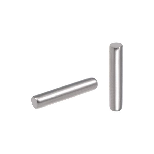 sourcing map 50Pcs 1.5mm x 8mm Dowel Pin 304 Stainless Steel Shelf Pegs Support Shelves Silver Tone