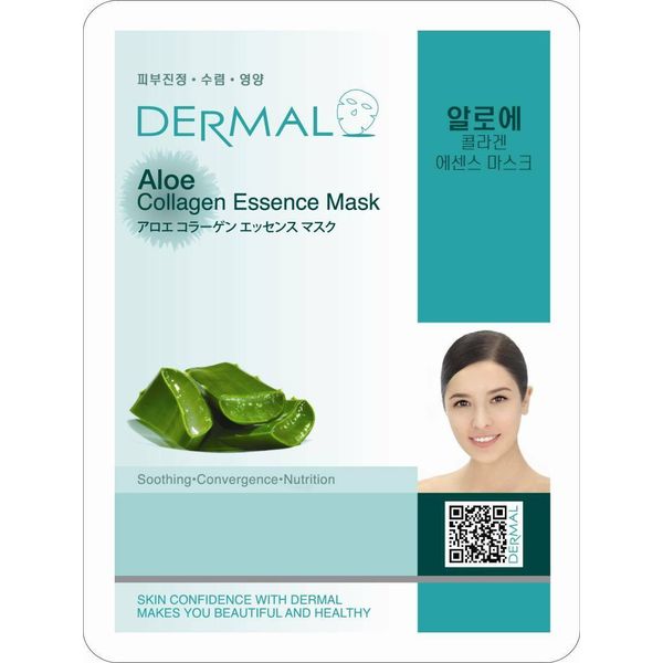 Dermal ALOE Collagen Essence Facial Mask Sheet 10 Sheets