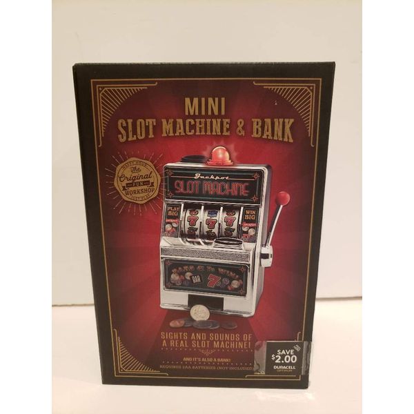 The Original Fun Workshop Mini Slot Machine & Bank