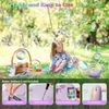 Bubble Machine, Portable Automatic Bubble Blower Machine For kids, 2000+ Bubbles per Minute, Silent Design Rainbow Bubble Maker Machine with Bubble Solution/Lanyard/Battery Powered, Birthday Gifts