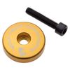 Wolf Tooth Ultralight Stem Cap with Integrated 5mm Spacer - 5mm Spacer, Raw