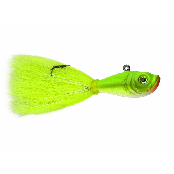 SPRO SBTJCC-1 Prime Bucktail Jig, 1-Ounce, Crazy Chartreuse