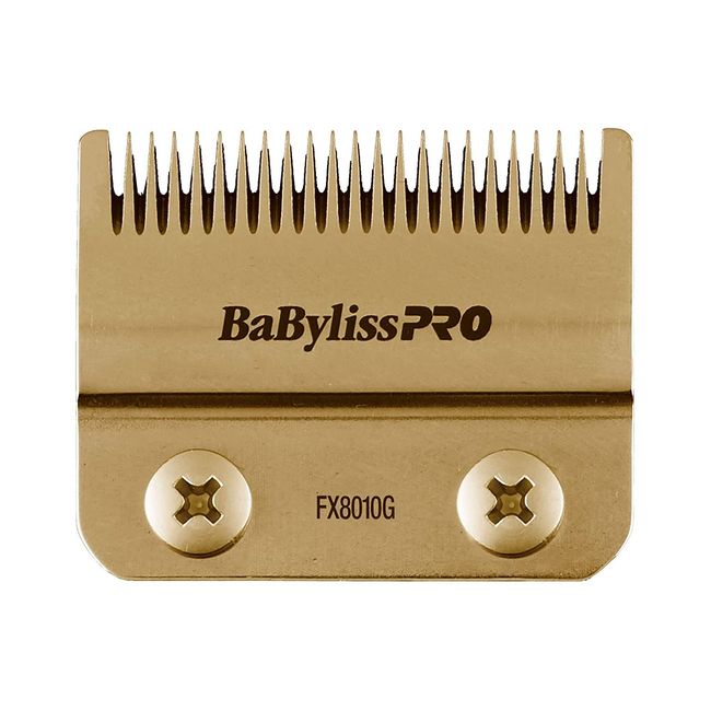 BaBylissPRO Barberology 交換用ゴールドチタン交換用フェードブレード バリカン用 (FX8010G)