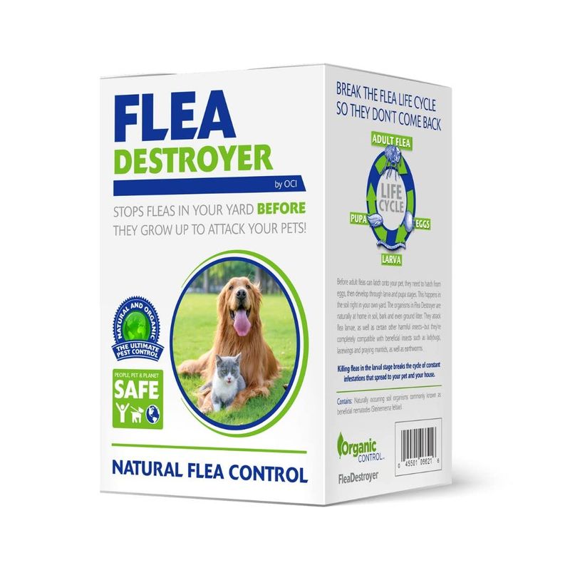 Flea Destroyer Natural Flea Control For Dogs And Cats Specifically Formulated For Safe preview