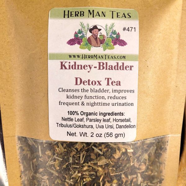 Kidney-Bladder Detox Tea -  reduces nighttime urination by master herbalist 2oz