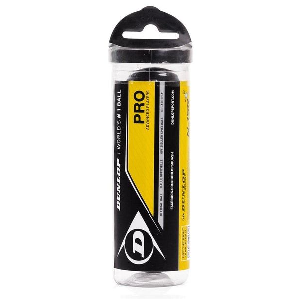 Dunlop Sports Pro XX Squashball 3-Ball Tube
