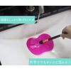 Lumiele Silicone Mat for Brush Washing, Makeup Brush, Cleaning Mat, Mat, Brush, Cleaning Brush, Makeup Brush, Brush Cleaning (Black)