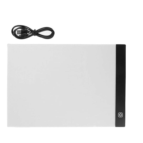 A5 LED Light Box 5D Art Painting Light Pad Diamond Art Accessories A5 Light Board Ultra-Thin Portable Box 3 Level Brightness for Artists Drawing Sketching Animation and 5D DIY Diamond Painting