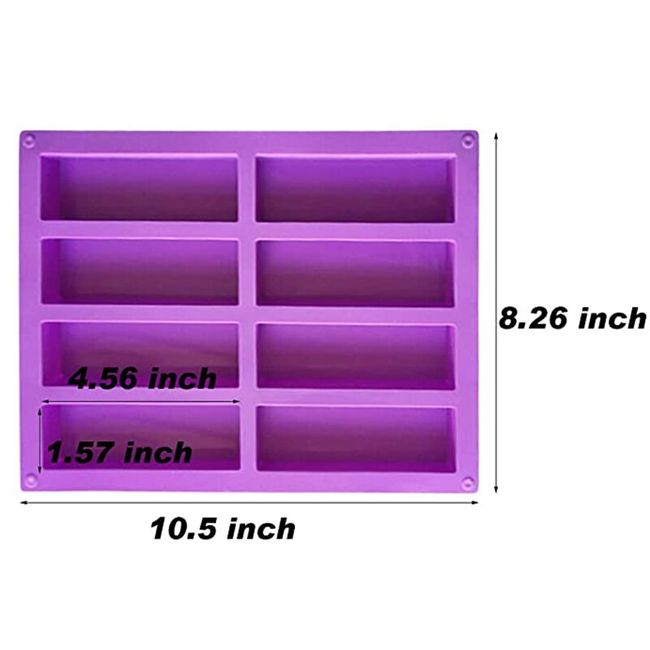 Bar Silicone Baking Mold 8 Cavity