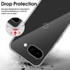 Gosento For Google Pixel 9a Case, Crystal Clear Transparent TPU Material Pixel 9a Protective Cover (Clear)